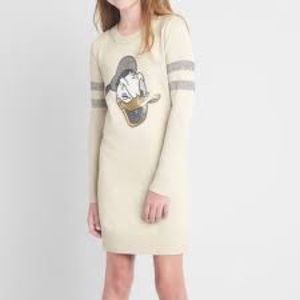 GAP Kids Donald Duck Sweater Dress